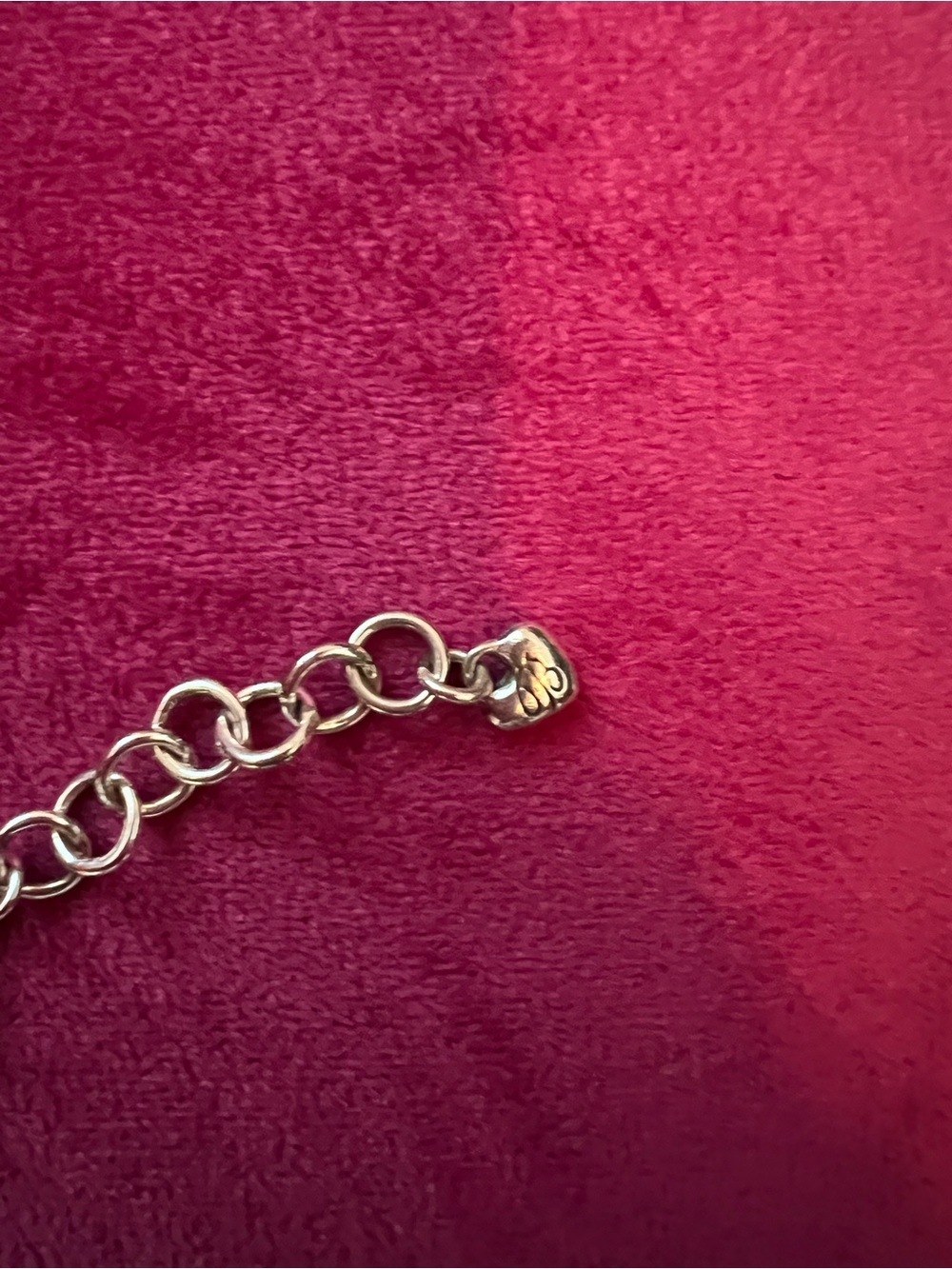 Brighton Silver-Tone Faceted Crystal Link Bracelet - Picture 4 of 6
